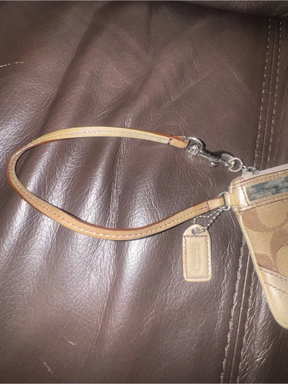 Coach small wristlet